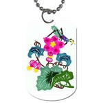 Flower/花 Dog Tag (One Side)