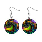 Carnival 1  Button Earrings