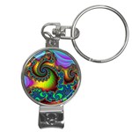 Carnival Nail Clippers Key Chain