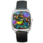 Carnival Square Metal Watch