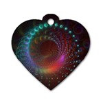 Deepdive Dog Tag Heart (One Side)