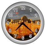 Victoria.BC Wall Clock (Silver)