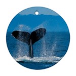 Humpback Whale Ornament (Round)