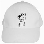 Dog White Cap