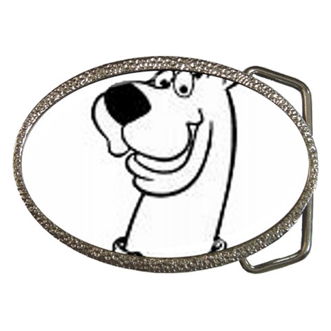 Dog Belt Buckle from ArtsNow.com Front