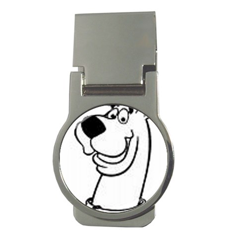 Dog Money Clip (Round) from ArtsNow.com Front