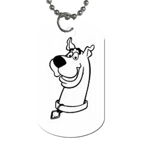 Dog Dog Tag (One Side) from ArtsNow.com Front