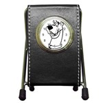 Dog Pen Holder Desk Clock