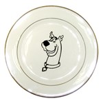 Dog Porcelain Plate