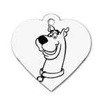 Dog Dog Tag Heart (Two Sides)