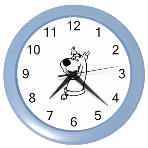 Dog Color Wall Clock from ArtsNow.com Front