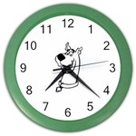 Dog Color Wall Clock