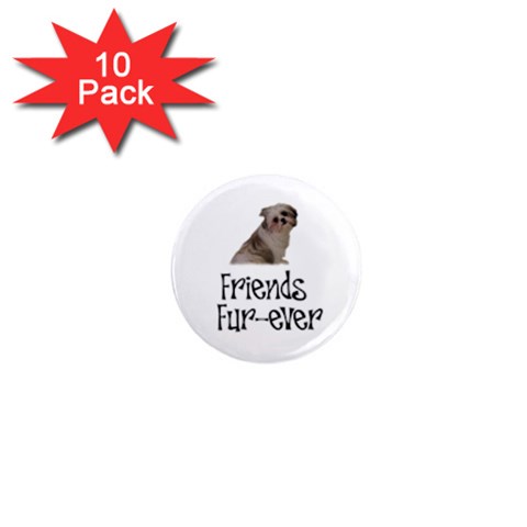 Shih Tzu friends 1  Mini Magnet (10 pack)  from ArtsNow.com Front