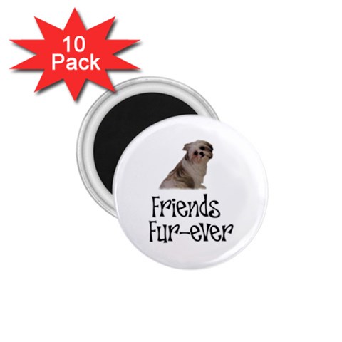 Shih Tzu friends 1.75  Magnet (10 pack)  from ArtsNow.com Front