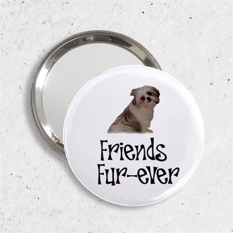 Shih Tzu friends 2.25  Handbag Mirror from ArtsNow.com Front