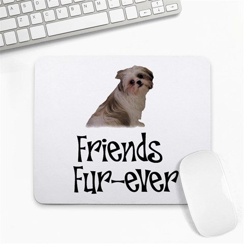 Shih Tzu friends Large Mousepad from ArtsNow.com Front