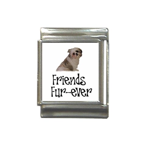 Shih Tzu friends Italian Charm (13mm) from ArtsNow.com Front