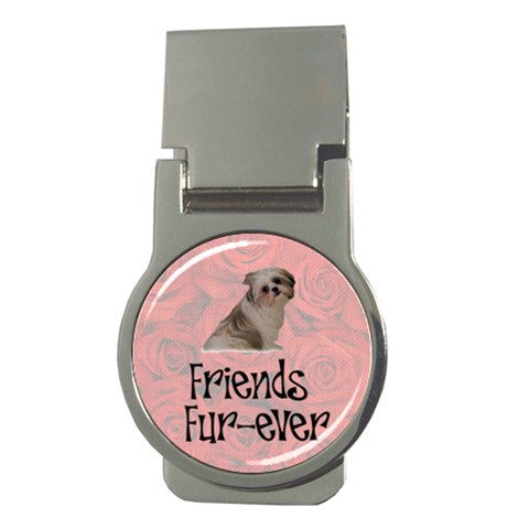 Shih Tzu friends Money Clip (Round) from ArtsNow.com Front