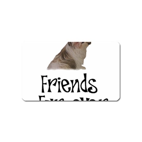 Shih Tzu friends Magnet (Name Card) from ArtsNow.com Front