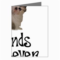 Shih Tzu friends Greeting Card from ArtsNow.com Left