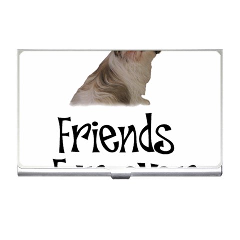 Shih Tzu friends Business Card Holder from ArtsNow.com Front