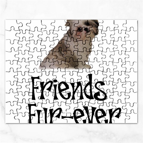 Shih Tzu friends Jigsaw Puzzle (Rectangular) from ArtsNow.com Front