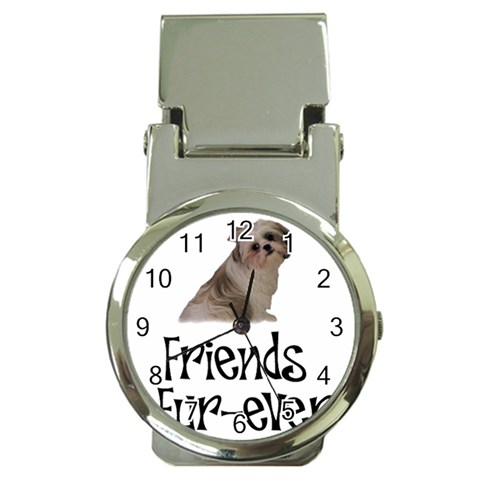 Shih Tzu friends Money Clip Watch from ArtsNow.com Front