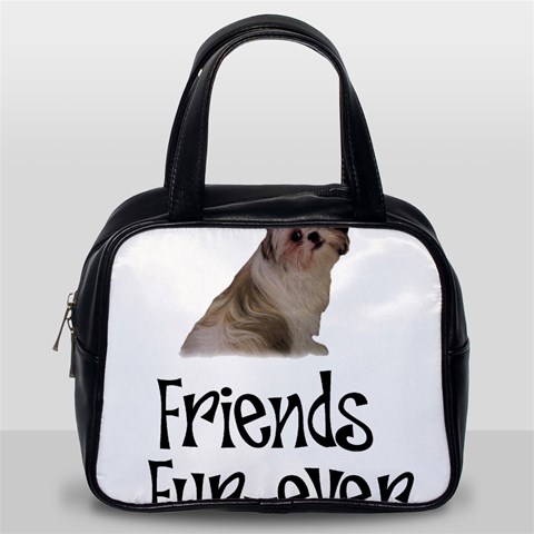 Shih Tzu friends Classic Handbag (One Side) from ArtsNow.com Front