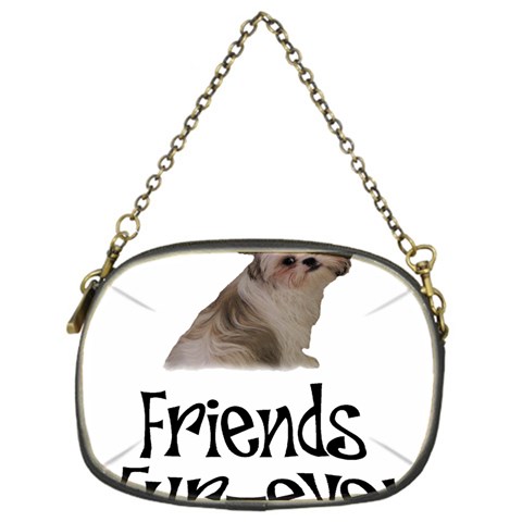 Shih Tzu friends Chain Purse (One Side) from ArtsNow.com Front