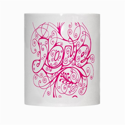 White Love White Mug from ArtsNow.com Center