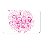 White Love Magnet (Rectangular)