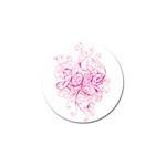 White Love Golf Ball Marker