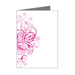 White Love Mini Greeting Card from ArtsNow.com Left