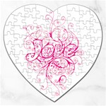 White Love Jigsaw Puzzle (Heart)