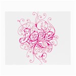 White Love Glasses Cloth (Small)