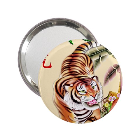 Tiger s Year 2.25  Handbag Mirror from ArtsNow.com Front