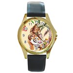 Tiger s Year Round Gold Metal Watch