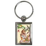 Tiger s Year Key Chain (Rectangle)