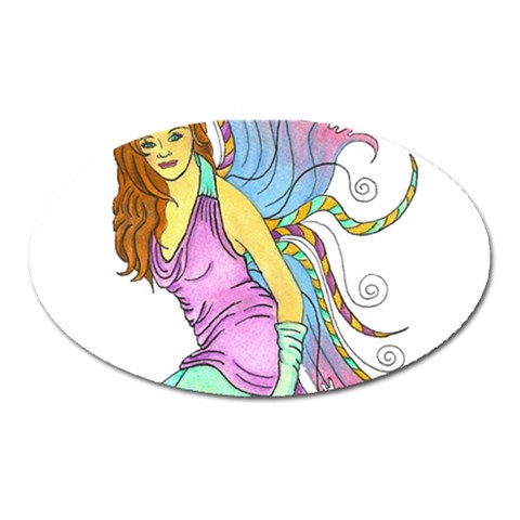 Jewel Magnet (Oval) from ArtsNow.com Front