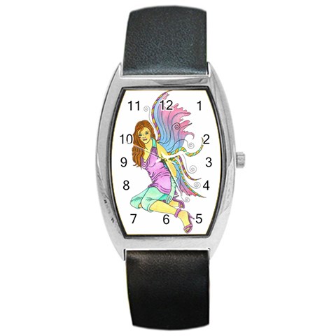 Jewel Barrel Style Metal Watch from ArtsNow.com Front