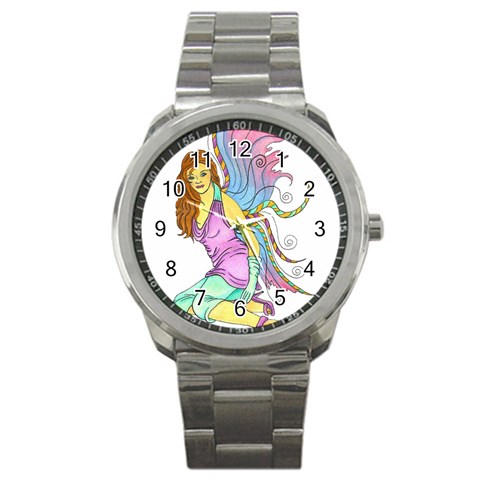 Jewel Sport Metal Watch from ArtsNow.com Front