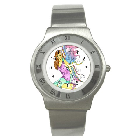 Jewel Stainless Steel Watch from ArtsNow.com Front