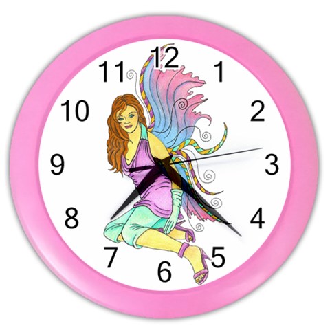 Jewel Color Wall Clock from ArtsNow.com Front