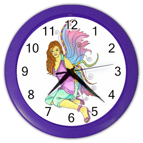 Jewel Color Wall Clock from ArtsNow.com Front