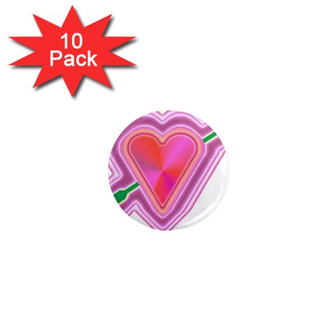 Be My Valentine 1  Mini Magnet (10 pack)  from ArtsNow.com Front