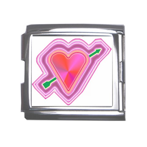 Be My Valentine Mega Link Italian Charm (18mm) from ArtsNow.com Front