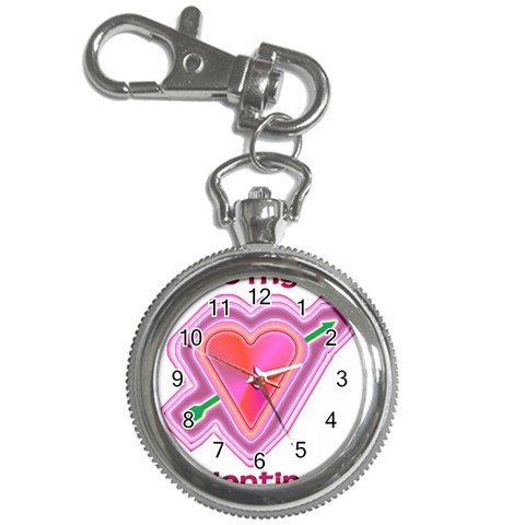 Be My Valentine Key Chain Watch from ArtsNow.com Front