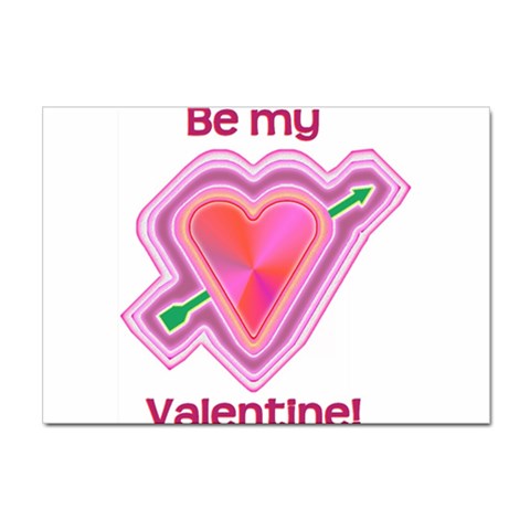 Be My Valentine Sticker A4 (100 pack) from ArtsNow.com Front