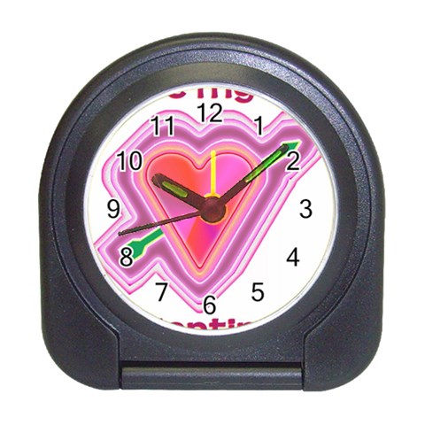 Be My Valentine Travel Alarm Clock from ArtsNow.com Front