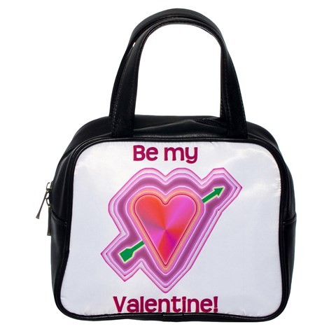 Be My Valentine Classic Handbag (One Side) from ArtsNow.com Front